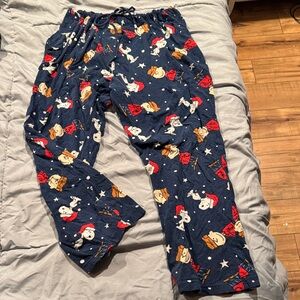 Peanuts Kids Pajama Bottoms - Blue and Red